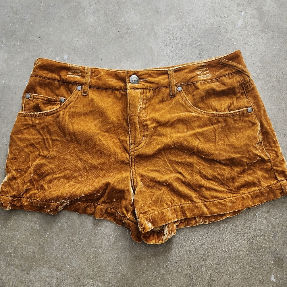 Free People Velvet Shorts!